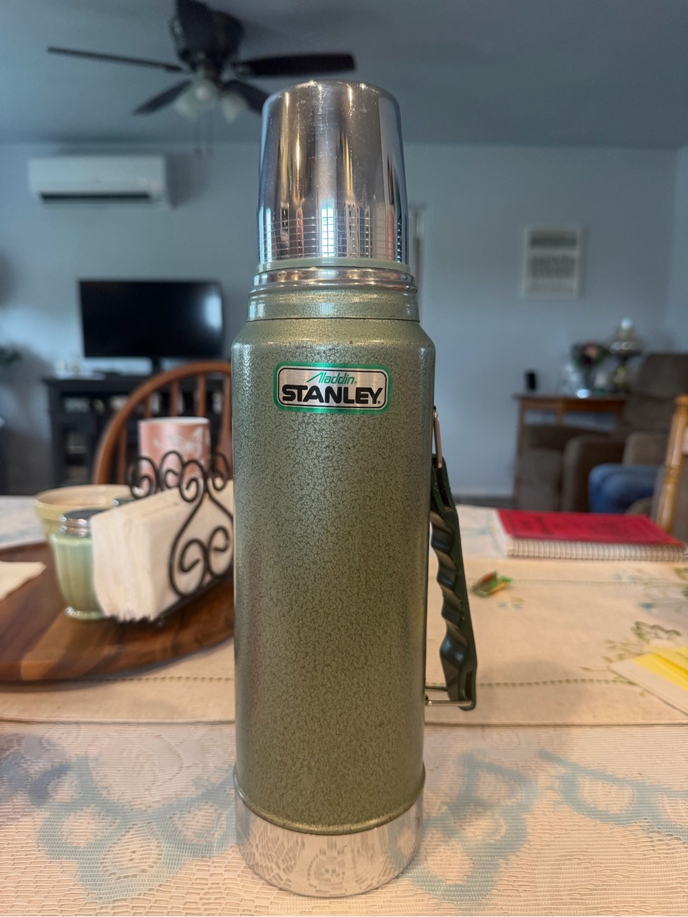 Stanley Vintage Metal Thermos 1 Quart Collectible